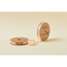 MiraLive Biye Saten Katlı 013 Somon 2 cm 25 Metre %100 Polyester