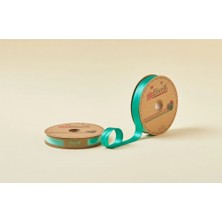 MiraLive Biye Saten Katlı 085 Koyu Yeşili 2 cm 25 Metre %100 Polyester