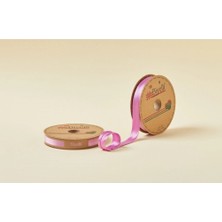 MiraLive Biye Saten Katlı 053 Koyu Pembe 2 cm 25 Metre %100 Polyester