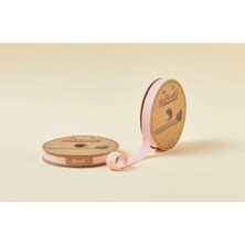 MiraLive Biye Koton Katlı D10 Somon 2 cm 25 Metre %65 Koton %35 Polyester