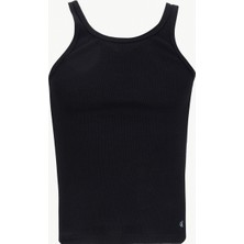 Calvin Klein Gri - Mavi - Siyah Kadın Atlet LV00QS7493 Ck Women