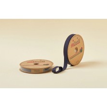 MiraLive Biye Koton Katlı D11 Koyu Lacivert 2 cm 25 Metre %65 Koton %35 Polyester