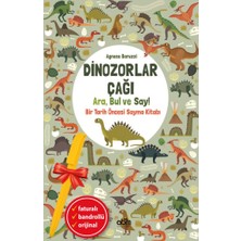 Abm Yayınevi Alfa Kalem+Dinozorlar Çağı: Ara Bul ve Say Bir Tarih Öncesi Sayma Kitabı (Agnese Baruzzi) Yeni Çocuk