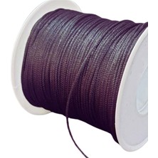 Pazarcan Paraşüt Ipi, Bileklik-Kolye Örgü Ipi 1 mm 50 Metre Füme