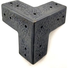 Pazarcan Antika Tarz Dekoratif Pirinç Köşe Gönye - 68X68 Mm, Oksit