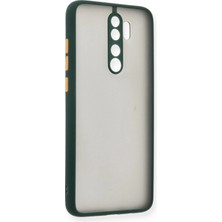 Pazarcan Redmi Note 8 Kılıf Montreal Silikon Kapak - Yeşil