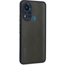 Pazarcan Infinix Hot 11S Kılıf Montreal Silikon Kapak - Lacivert