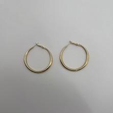 Mare Accessories Klasik Gold Ince Halka Küpe