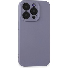 Pazarcan Iphone 15 Kılıf Nano Içi Kadife Silikon - Lila