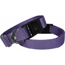 Pazarcan Köpek Tasması Dokuma 2 cm - Min: 30 cm - Max: 50 cm Mor