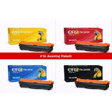 Ero Print TN-241 / Brother DCP-9015CDW İçin 4 Renk Muadil Toner Set