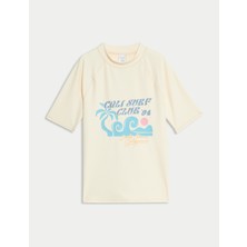 Marks & Spencer Cali Surf Club Desenli Kısa Kollu Deniz Tişörtü (6–16 Yaş)