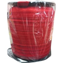 MiraLive Çamaşır Lastiği Düz 1 cm  75 Metre 1 Top Kırmızı