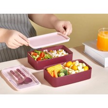 Hepta Collection Envii Store 2 Kat Yemek Saklama Kabı Beslenme Seti - Sporcu Diyet Öğrenci Fitness Okul Işyeri Sefer