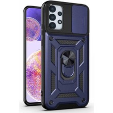 Hepta Collection Galaxy A23 Için Kılıf Impact Resistant Lacivert [galaxy A23 ile Uyumlu Kılıf - Lacivert]