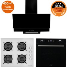 Eminçelik ve Afm Tech Markalı / Forza Dijital Turbolu  Ankastre Set (12 226 + FM7700 + FM3250)