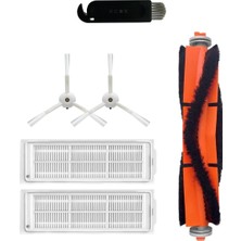 Hepta Collection Mop 2 Pro Beyaz MJST1SHW Uyumlu Yedek Fırça Filtre Seti-6 Parça, , Renk 6