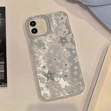 Hepta Collection Zebana iPhone 16 Plus ile Uyumlu Kılıf Zebana Stardom Silikon Kılıf Gri