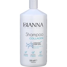 Hepta Collection Bianna Kolajen Tuzsuz Sülfatsız ve Parabensiz Canlandırıcı ve Koruyucu Saç Bakım Şampuanı - 500 ml