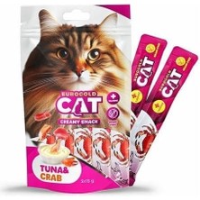 Hepta Collection Eurogold Sıvı Kedi Ödülü Ton - Yengeç 5X15 gr