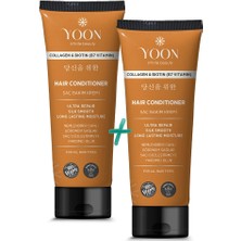 Hepta Collection Yoon 2'si 1 Arada Vegan Saç Bakım Kremi, Biotin, B7 ve Kolajen Içeren, Silikonsuz & Sülfat Içermeyen