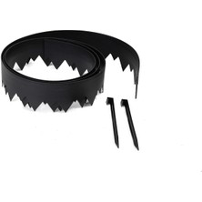 Hepta Collection Easyflex Ankraj Kazıkları ile Pound-In Peyzaj Kenarı, 4.5 Inç Düz Üst Plastik Bahçe Bordürü, 20 Ayak