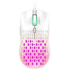 Hepta Collection Aula S11 Pro 3600DPI Rgb Optik Mouse Pembe