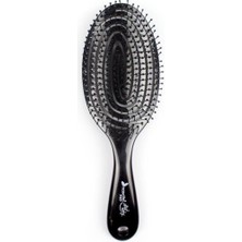 Hepta Collection Pro Üç Boyutlu Oval Saç Fırçası-03 Siyah 1 Paket(1 x 1 Adet)
