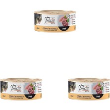 Hepta Collection Yaş Kedi Maması, Ciğerli-Tavuklu Kıyılmış, Tahılsız, 85 G 3lü Paket