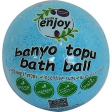 Pazarcan Himalaya Tuzlu El Yapımı Banyo Küvet Topu Sabunu 90-120 gr