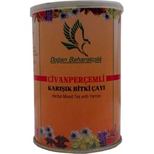 Pazarcan Civanperçemli Bitkisel Karışım Çay 100 gr Teneke Kutu