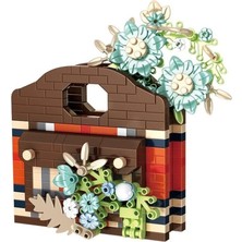 Aylina Bfs P1080 Çanta Çiçek Buketi 605 Parça Block Oyuncak