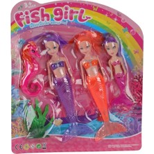 Butik Bfs 7799-4 Deniz Kızı Işıklı Kartela 3lü 144