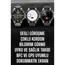 Cenk Xstore Akıllı Saat Titreşimli Pusula Nabız ve Tansiyon Ölçer Nfc Uyumlu