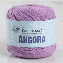 MiraLive La Mia Angora 50GR Mor El Örgü Ipi - L127 - 33801