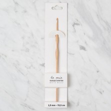 MiraLive La Mia Whitewood 2.5 mm 15.5 cm Ahşap Yün Tığ