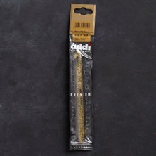 MiraLive Addi Champagner 10MM 15CM Plastik Simli Yün Tığ -