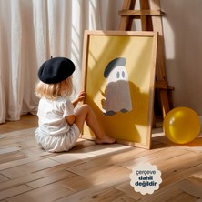 Persona Istanbul Artificial Collection Hayalet - Sarı Impasto Dokulu Poster (Çerçevesiz)