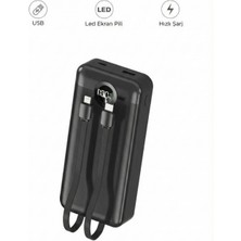 Başkenttekno 20000MAH 2 Çıkışlı Taşınabilir Pd 22.5W Hızlı Şarj Dijital Göstergeli Powerbank