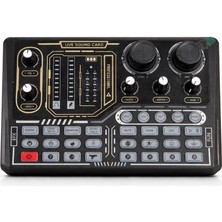 Voltico Profesyonel Live Sound Card | Canlı Yayın, Oyun ve Kayıt Için Ses Mikseri