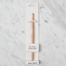 MiraLive La Mia Whitewood 5 mm 15.5 cm Ahşap Yün Tığ