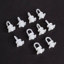 MiraLive Loren Perde Düğmesi 10 Adet Dikdörtgen Tabanlı