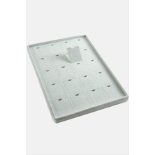 SHC4200 20'li Anfora Kumaş Dikey Ayaklı Kolye Standı