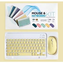 İntora ZR20KM Sarı Kablosuz Klavye Mouse Set