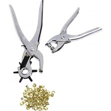 İntora Kemer Delme ve Perçin Pensesi Ikli Set Deri Plastik Delici