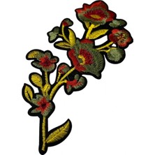 MiraLive Aplike Ütü Ile Yapışan Büyük Çiçek Sarı Arma 12X6 cm