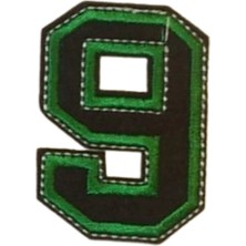 MiraLive Aplike Ütü Ile Yapışan 9  Rakamı Arma 4x5 cm