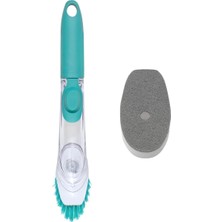 Hepta Collection Deterjan Hazneli Bulaşık Fırçası + Sünger Yedek Hediyeli