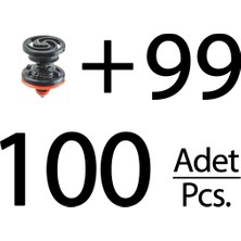 Alpha Auto Part Volkswagen Için Döşeme Klipsi- 100 Adet