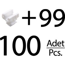 Alpha Auto Part Nissan Primaster, Kubistar Için Far Klipsi- 100 Adet